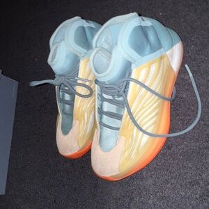 adidas men’s ' Blue and Orange Sneakers